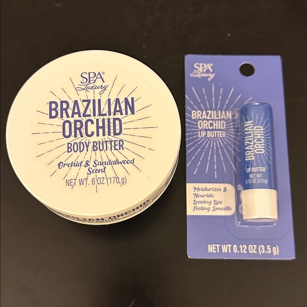 Spa Luxury Brazilian Orchid Lip Butter & Body Butter
